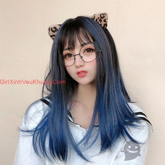 Ảnh Girl Xinh Đeo Mắt Kính Vô Cùng Dễ Thương